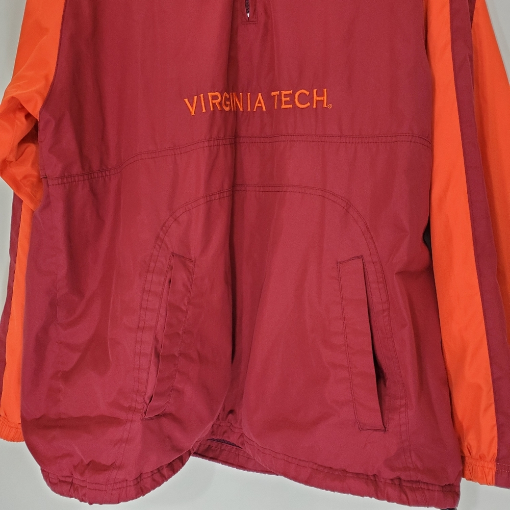 Virginia Tech Pullover Jacket, Size Medium - image 4